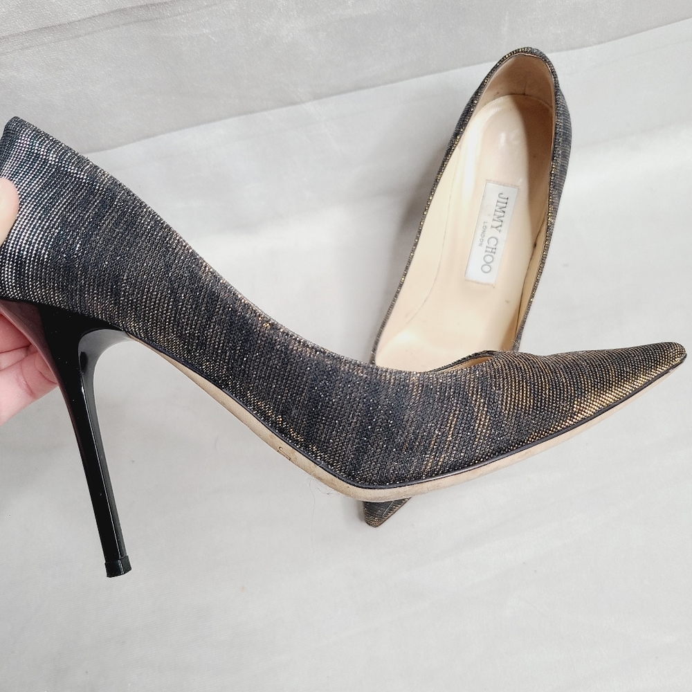 Jimmy Choo Metallic Pumps